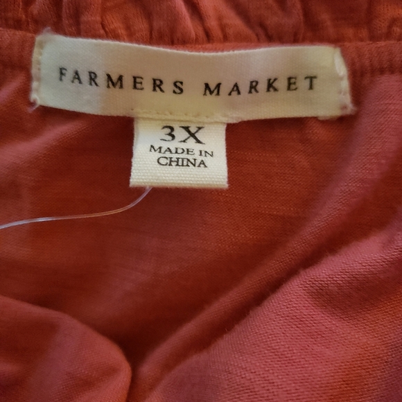 Pumpkin Spice 3XL Smocked Peasant Tunic Boho Chic Cottagecore Babydoll New - Picture 5 of 8